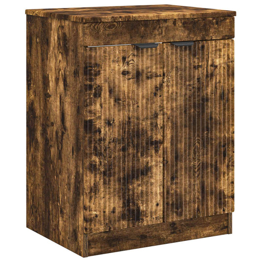 Koupelnová Skříň Kouřový Dub 54 X 41 X 70 Cm Kompozitní Dřevo