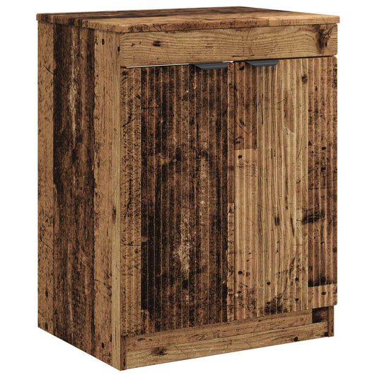 Koupelnová Skříň Staré Dřevo 54 X 41 X 70 Cm Kompozitní Dřevo