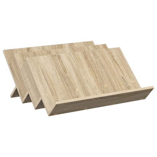 Regál Na Časopisy Sonoma Dub 65 X 53 X 28,5 Cm Kompozitní Dřevo