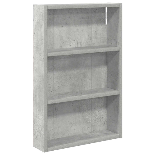 Koupelnová Nástěnná Skříňka Betonově Šedá 40 X 10 X 60,5 Cm
