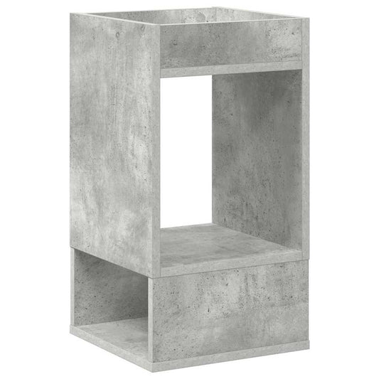 Odkládací Stolek Betonově Šedá 30 X 30 X 56 Cm Kompozitní Dřevo