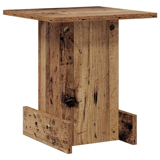 Odkládací Stolek Staré Dřevo 35,5 X 35 X 40 Cm Kompozitní Dřevo