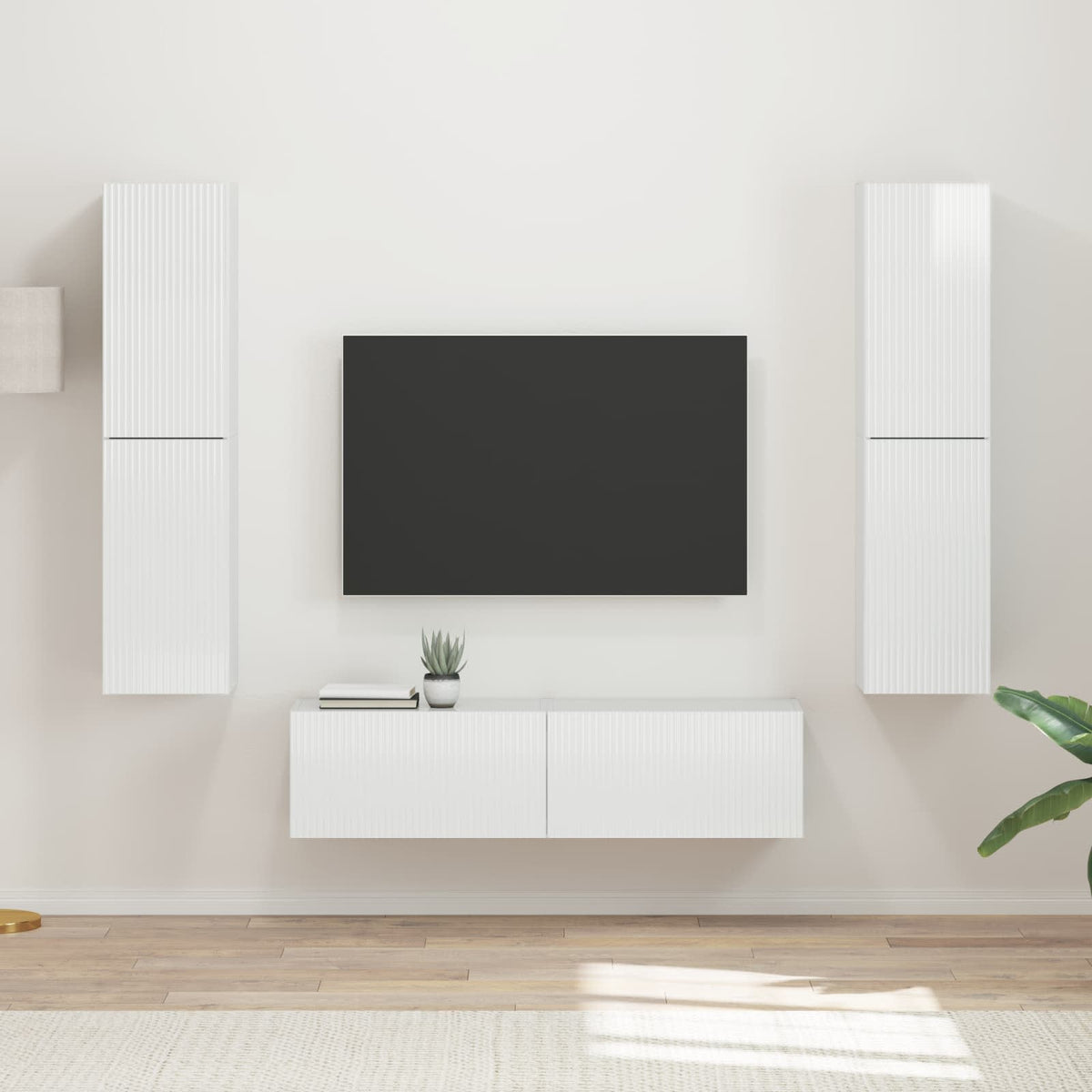 Sestava Tv Skříněk 6 Ks Kompozitní Dřevo