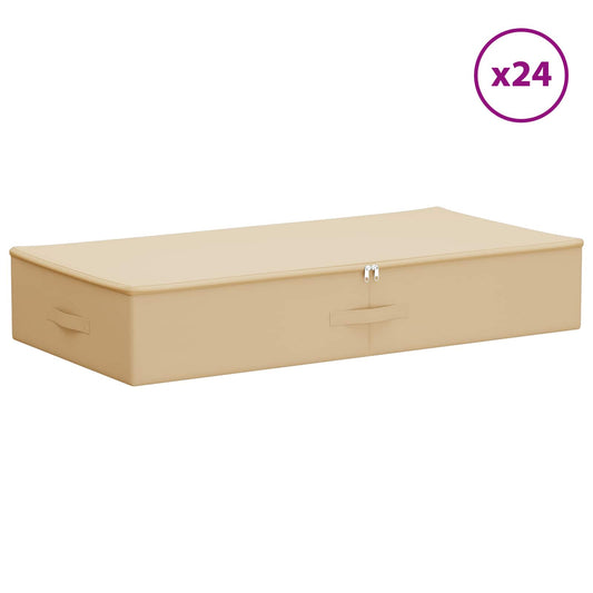 Úložná Krabice 24 Ks Netkaný Textil 90 X 48 X 15 Cm 64,8 L