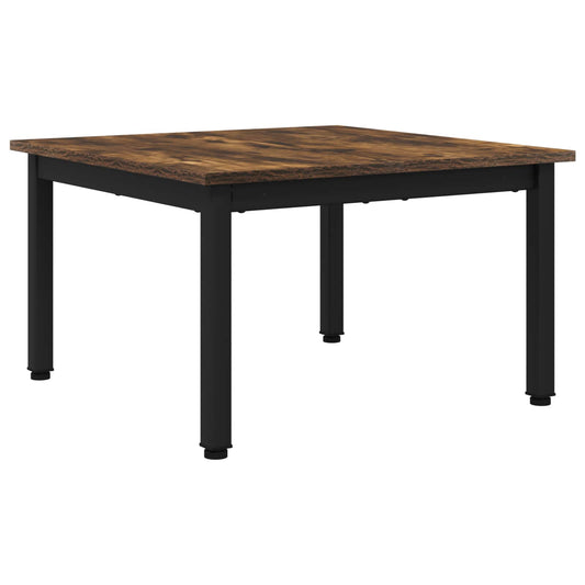 Konferenční Stolek Kouřový Dub 60 X 60 X 36 Cm Kompozitní Dřevo
