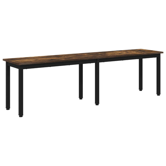 Lavice Kouřový Dub 160 X 35 X 45 Cm Kompozitní Dřevo