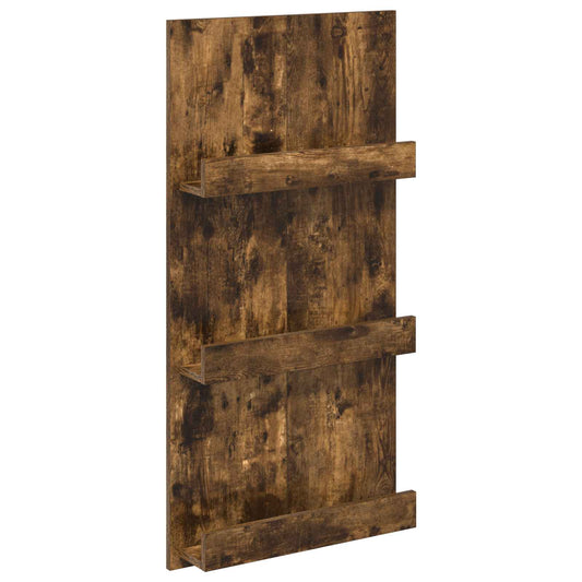 Regál Na Časopisy Kouřový Dub 51 X 11 X 102 Cm Kompozitní Dřevo