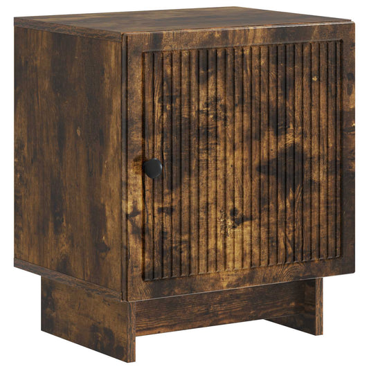 Noční Skříňka Kouřový Dub 43 X 34,5 X 50 Cm Kompozitní Dřevo