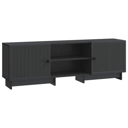 Televizní Skříň Černý 150 X 31 X 50 Cm Dřevěný Materiál
