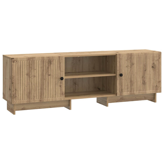 Televizní Skříň 150 X 31 X 50 Cm Dub Artisan Dřevěný Materiál