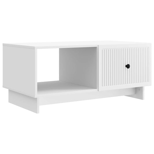 Konferenční Stolek Bílá 90 X 50 X 40 Cm Kompozitní Dřevo