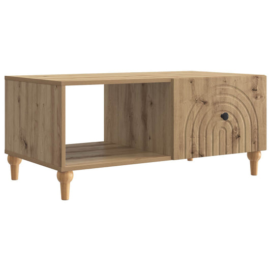 Konferenční Stolek Dub Artisan 90 X 50 X 40 Cm Kompozitní Dřevo