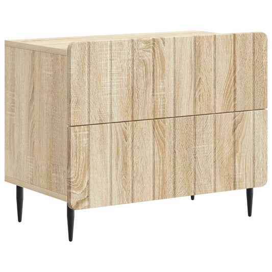Noční Skříňka Dub Sonoma 62 X 34,5 X 49,5 Cm Kompozitní Dřevo