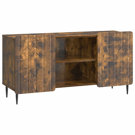 Televizní Skříň Kouřový Dub 102 X 34,5 X 52 Cm Kompozitní Dřevo