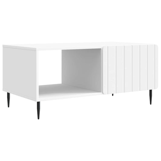 Konferenční Stolek Bílá 90 X 50 X 40 Cm Kompozitní Dřevo