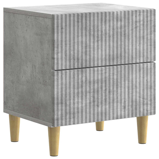 Noční Skříňka Betonově Šedá 43 X 34,5 X 48 Cm Kompozitní Dřevo