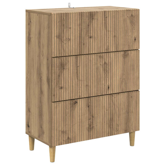 Skříň Se Zásuvkami 66 X 34,5 X 90 Cm Kompozitní Dřevo