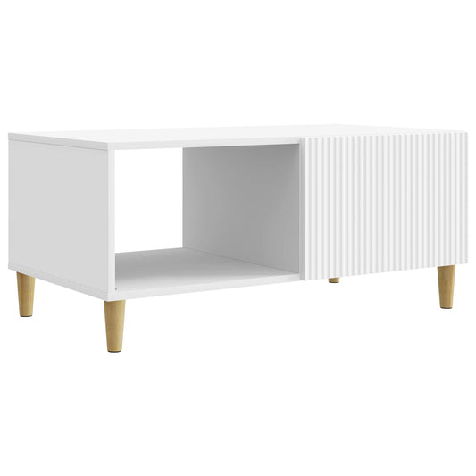Konferenční Stolek Bílá 90 X 50 X 40 Cm Kompozitní Dřevo