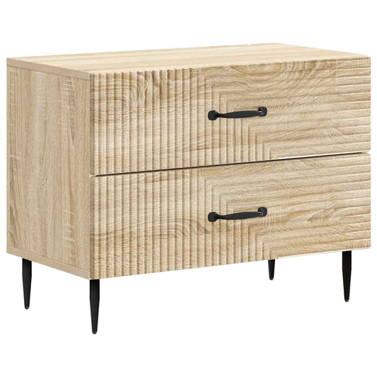 Noční Skříňka Dub Sonoma 62 X 34,5 X 47,5 Cm Kompozitní Dřevo