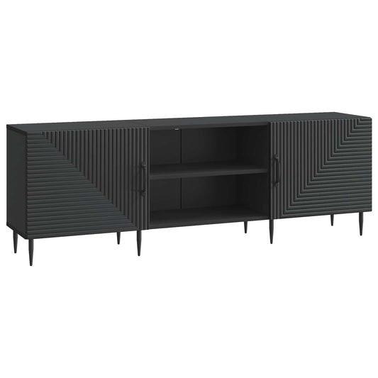 Televizní Skříň Černá 150 X 31 X 50 Cm Kompozitní Dřevo