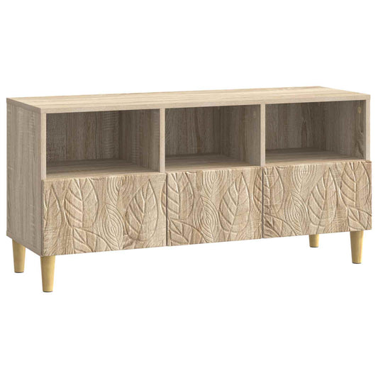 Televizní Skříň 102 X 34,5 X 50 Cm Dub Sonoma Kompozitní Dřevo