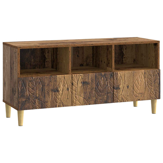Televizní Skříň 102 X 34,5 X 50 Cm Staré Dřevo Kompozitní Dřevo