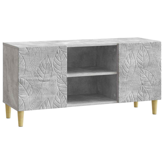Televizní Skříň 102 X 34,5 X 50 Cm Betonově Šedá