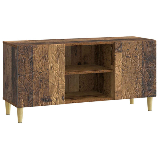 Televizní Skříň 102 X 34,5 X 50 Cm Staré Dřevo Kompozitní Dřevo