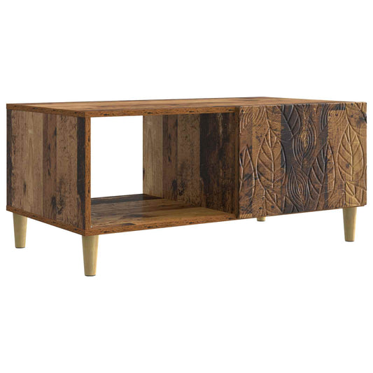 Konferenční Stolek Staré Dřevo 90 X 50 X 40 Cm Kompozitní Dřevo