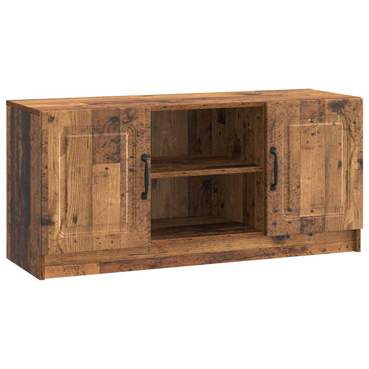 Televizní Skříň Staré Dřevo 102 X 34,5 X 47 Cm Kompozitní Dřevo