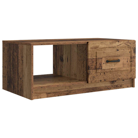 Konferenční Stolek Staré Dřevo 90 X 50 X 37 Cm Kompozitní Dřevo