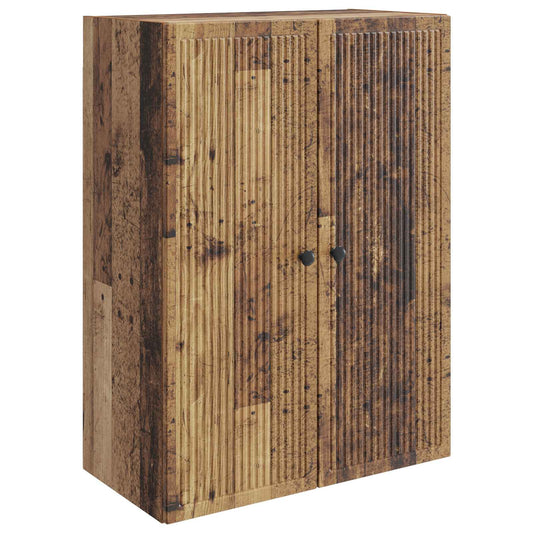 Nástěnná Skříň Staré Dřevo 66 X 34,5 X 90 Cm Kompozitní Dřevo