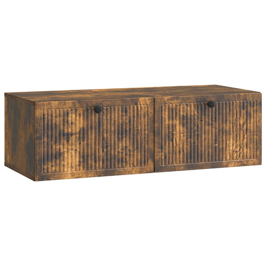 Nástěnná Tv Skříň Kouřový Dub 98 X 41 X 30 Cm Kompozitní Dřevo