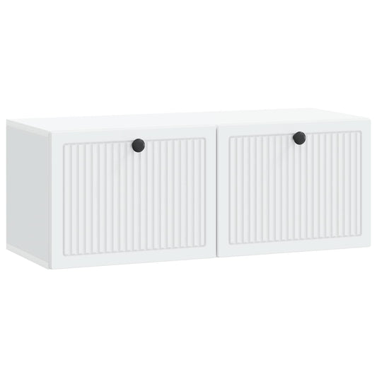 Nástěnná Tv Skříň Bílá 78,5 X 31 X 30 Cm Kompozitní Dřevo
