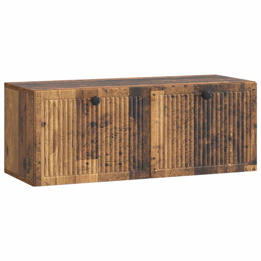 Nástěnná Tv Skříň Nástěnný Staré Dřevo 78,5 X 31 X 30 Cm