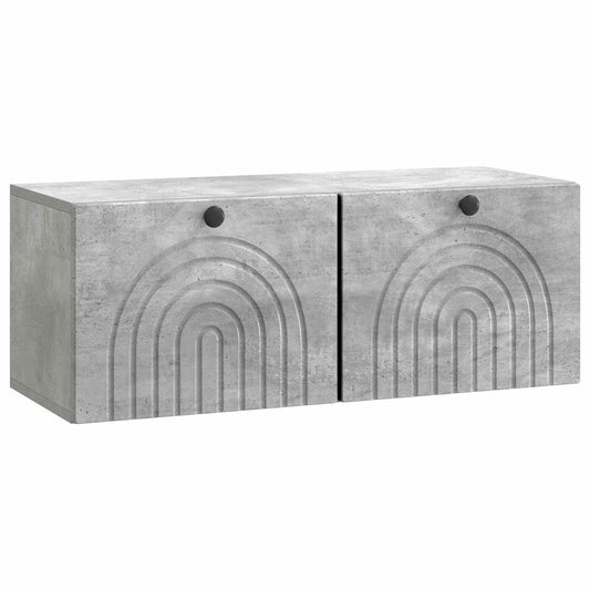 Nástěnná Tv Skříň Nástěnný Betonově Šedá 78,5 X 31 X 30 Cm