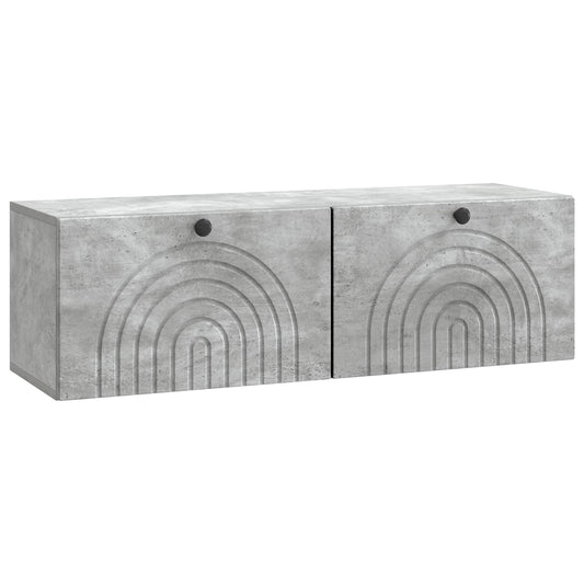 Nástěnná Tv Skříň Nástěnný Betonově Šedá 98 X 31 X 30 Cm