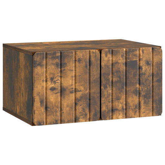 Nástěnná Tv Skříň 59,5 X 41 X 30 Cm Kouřový Dub