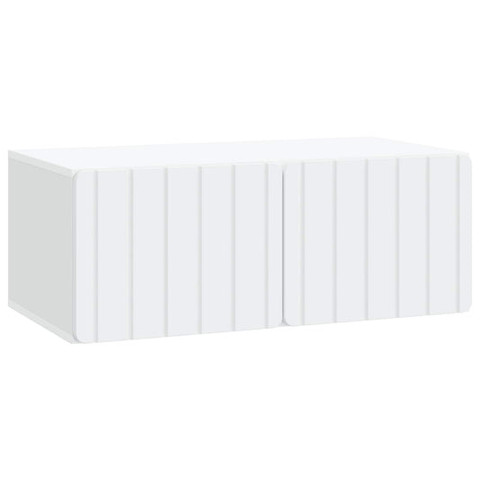 Nástěnná Tv Skříň 78,5 X 41 X 30 Cm Bílá Kompozitní Dřevo