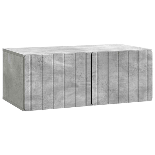Nástěnná Tv Skříň 78,5 X 41 X 30 Cm Betonově Šedá