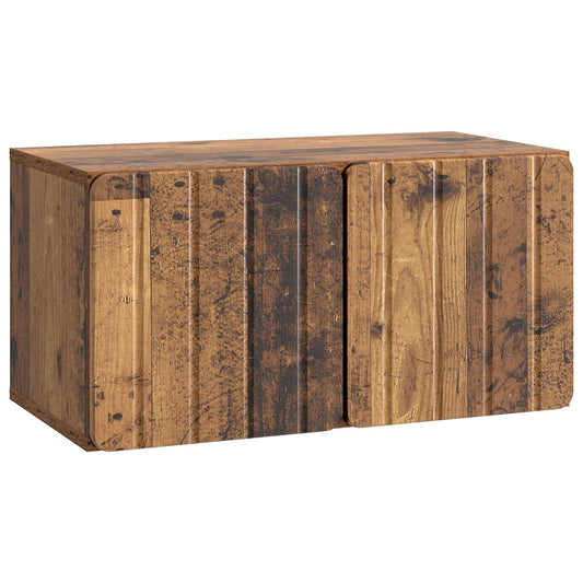 Nástěnná Tv Skříň 59,5 X 31 X 30 Cm Staré Dřevo