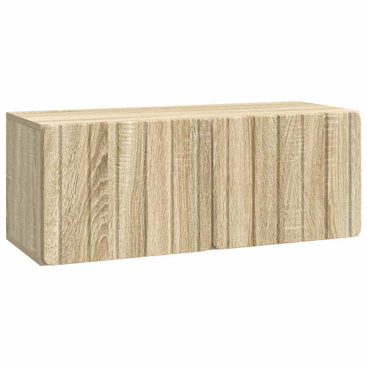 Nástěnná Tv Skříň 78,5 X 31 X 30 Cm Dub Sonoma Kompozitní Dřevo