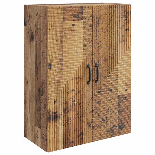 Nástěnná Skříň Staré Dřevo 66 X 34,5 X 90 Cm Kompozitní Dřevo