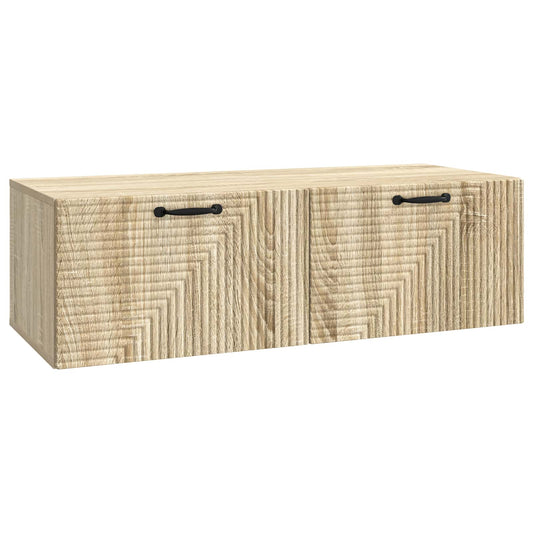 Nástěnná Tv Skříň Dub Sonoma 98 X 41 X 30 Cm Kompozitní Dřevo