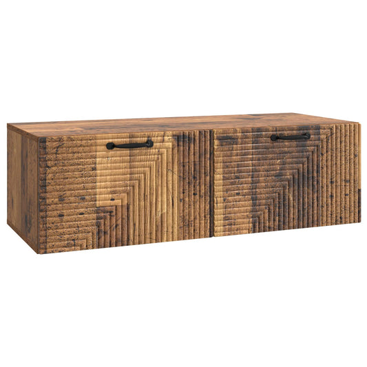 Nástěnná Tv Skříň Staré Dřevo 98 X 41 X 30 Cm Kompozitní Dřevo