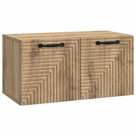 Nástěnná Tv Skříň 59,5 X 31 X 30 Cm Dub Artisan
