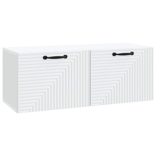 Nástěnná Tv Skříň Bílá 78,5 X 31 X 30 Cm Kompozitní Dřevo