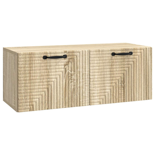 Nástěnná Tv Skříň Dub Sonoma 78,5 X 31 X 30 Cm Kompozitní Dřevo