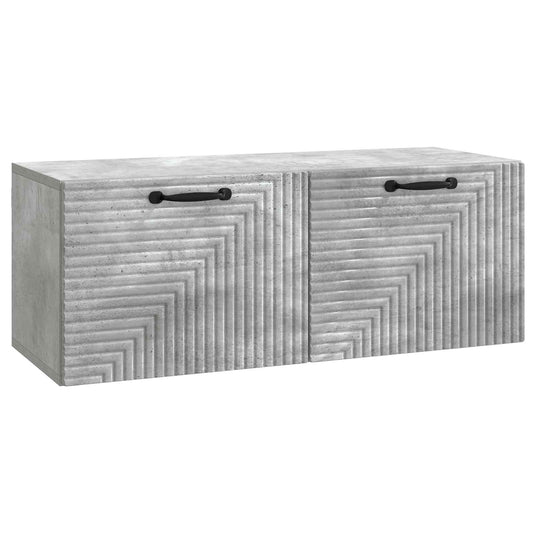 Nástěnná Tv Skříň Nástěnný Betonově Šedá 78,5 X 31 X 30 Cm