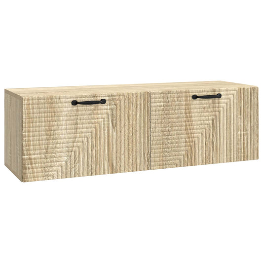 Nástěnná Tv Skříň Dub Sonoma 98 X 31 X 30 Cm Kompozitní Dřevo